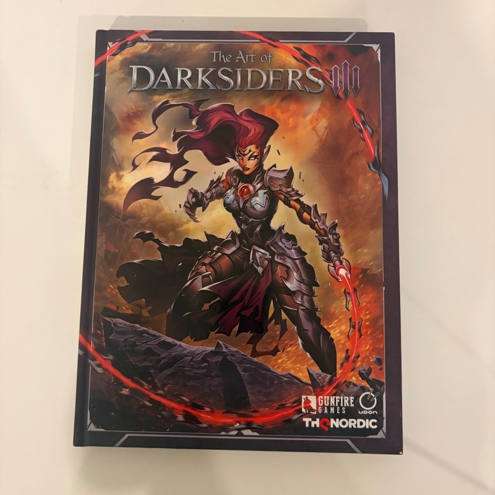 The Art of Darksiders III Hardcover Video Game Art Book UDON Entertainment 2019